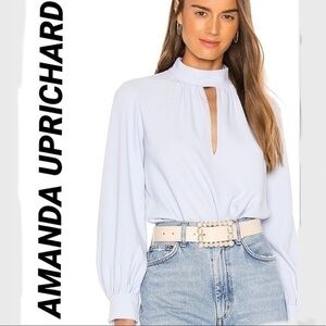 Amanda Uprichard Light Blue Bodysuit